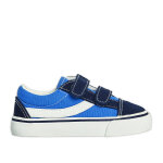 Baskets bb garon en toile bleu marine kokin