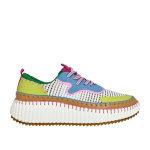 Baskets compenses femme multicolores