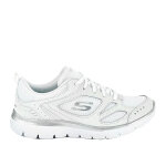 Baskets femme blanc skechers cuir