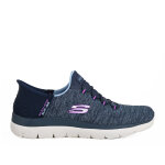 Baskets femme bleu marine skechers slip - ins summits