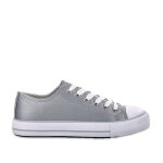 Baskets femme iris�es en toile grise street life