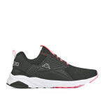 Baskets femme noir et rose kappa san puerto