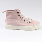 Baskets femme rose imprim fleuri lee cooper