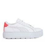 Baskets fille blanc puma karmen l cuir