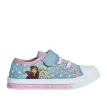 Baskets fille frozen bleu
