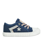 Baskets fille lulu castagnette bleu marine