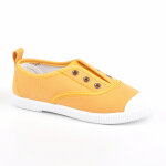 Baskets fille toile avec �lastiques street life jaune