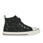 Baskets fille en toile noir motif toile street life