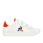 Baskets garon blanc le coq sportif courtset ps cuir