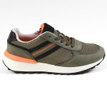 Baskets garon sneakers avec zip pratique sur le ct street life kaki