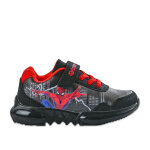 Baskets garon spiderman noir