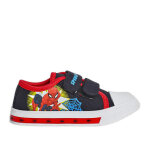 Baskets garon spiderman noir