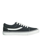Baskets garon en toile noire street life