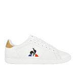 Baskets homme en cuir blanc le coq sportif courtset cuir