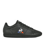 Baskets homme en cuir noir le coq sportif courtset cuir