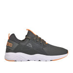 Baskets homme gris et orange kappa san puerto