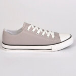 Baskets homme toile street life gris