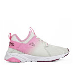 Baskets  lacets fille gris et rose kappa san puerto el kid