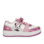 Baskets minnie fille blanc et rose  scratch disney