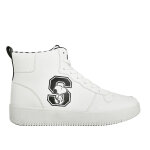 Baskets montantes femme blanc snoopy