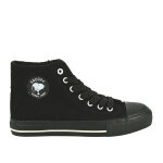 Baskets montantes femme noir snoopy