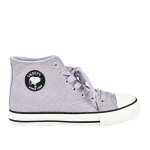 Baskets montantes femme violet snoopy
