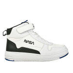 Baskets montantes gar�on blanc nasa