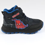 Baskets montantes garon spiderman bleu marine