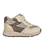 Baskets pailletes bb fille beige street life