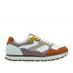 Baskets retro running femme blanc et rose street life