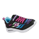 Baskets fille noir skechers microspec max - airy color
