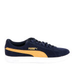 Baskets tennis basses bleu marine puma smash v cuir
