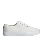 Baskets / tennis en toile blanc lacets lastiqus street life
