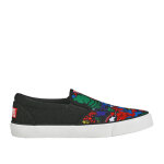 Baskets slip - on garon en toile noire marvel heroes