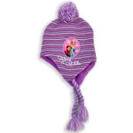 Bonnet enfant avec pompons frozen assortis
