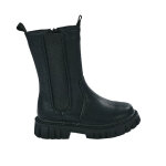 Boots chelsea montantes fille noir girl time
