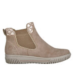 Boots confort femme nude avec �lastiques relife