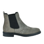 Bottines chelsea femme en cuir gris agora cuir