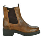 Boots femme tipo alto beige cuir