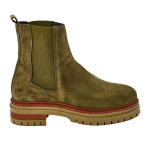 Boots femme tipo alto kaki cuir