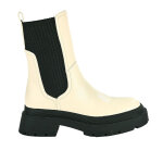 Bottines chelsea femme blanc ivoire vice versa