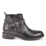 Boots fille noir loli et laly cuir