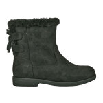 Boots fourres femme noir talon plat vice versa