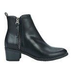 Boots pointues femme noir petit talon vice versa