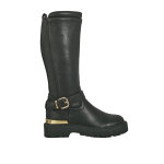 Bottes fille noir semelle crante girl time