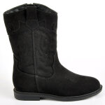 Bottes fille style western girl time noir