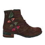 Bottines plates femme venus marron cuir