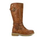 Bottes plates femme vice versa marron