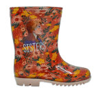 Bottes pluie fille frozen rouge