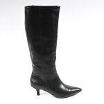 Bottes  talon aiguille femme noir mascara